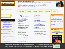 Tablet Screenshot of mineraltown.com